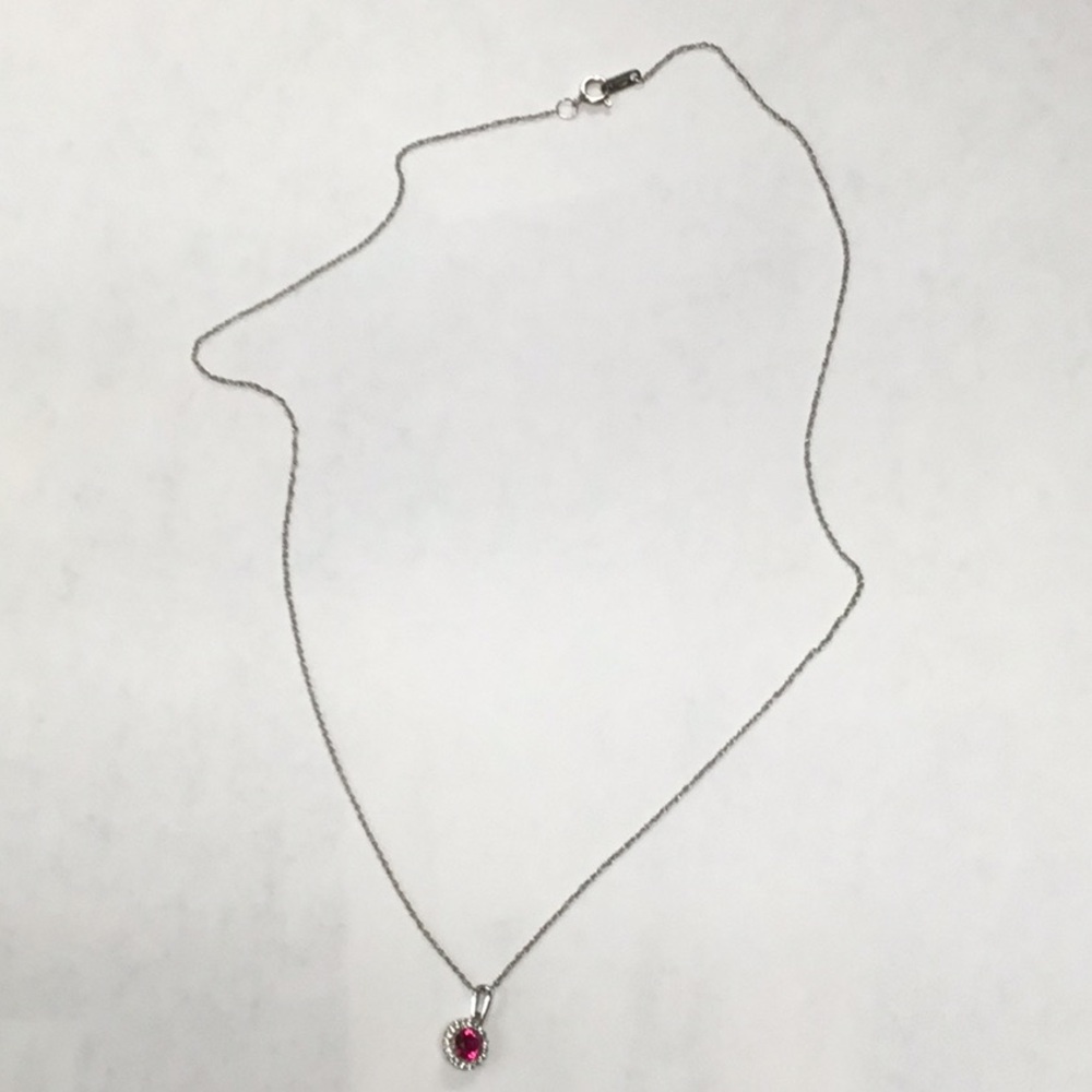 Sterling Silver chain with sterling silver pendant